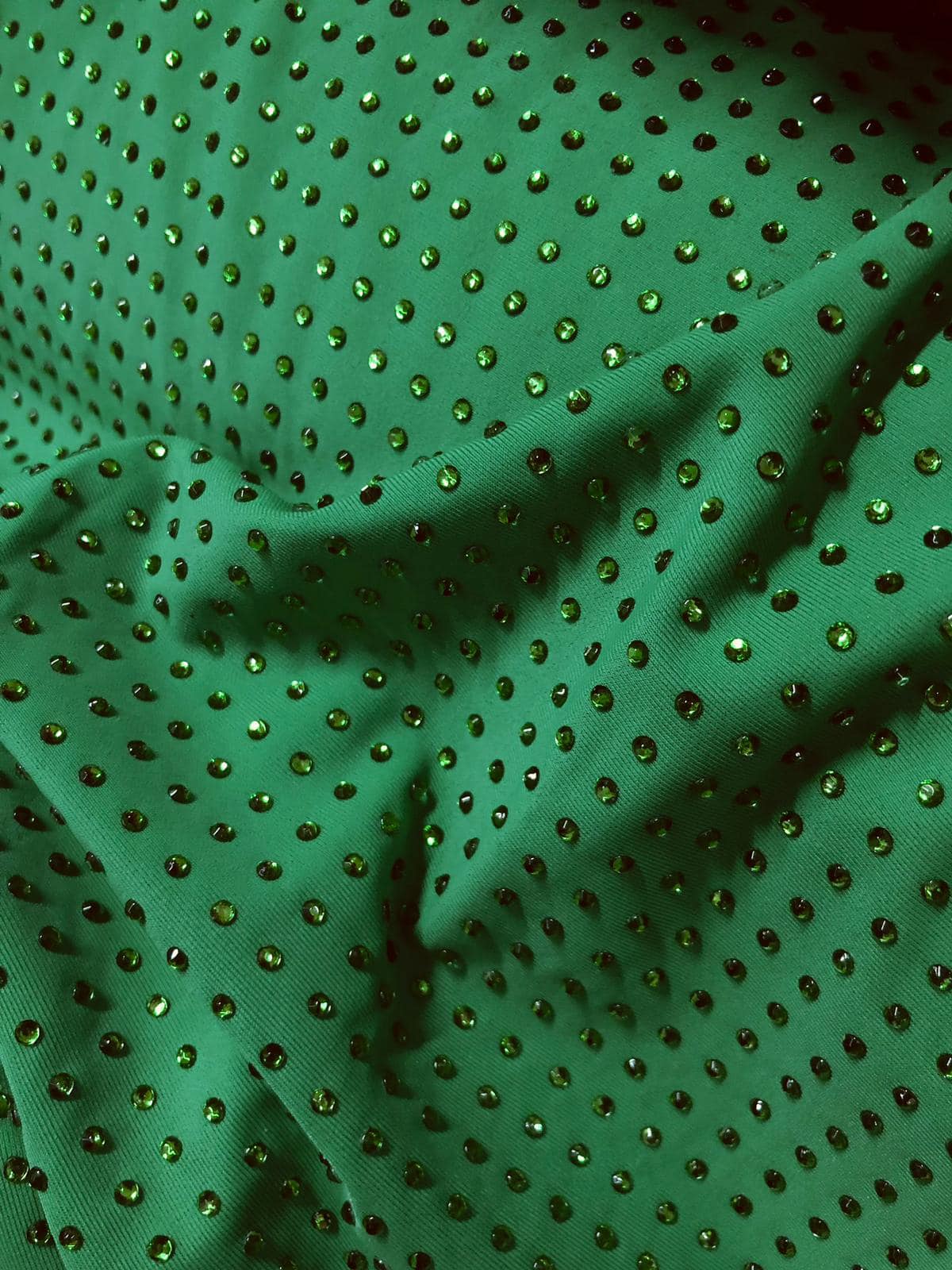 Licra cu strasuri , Verde