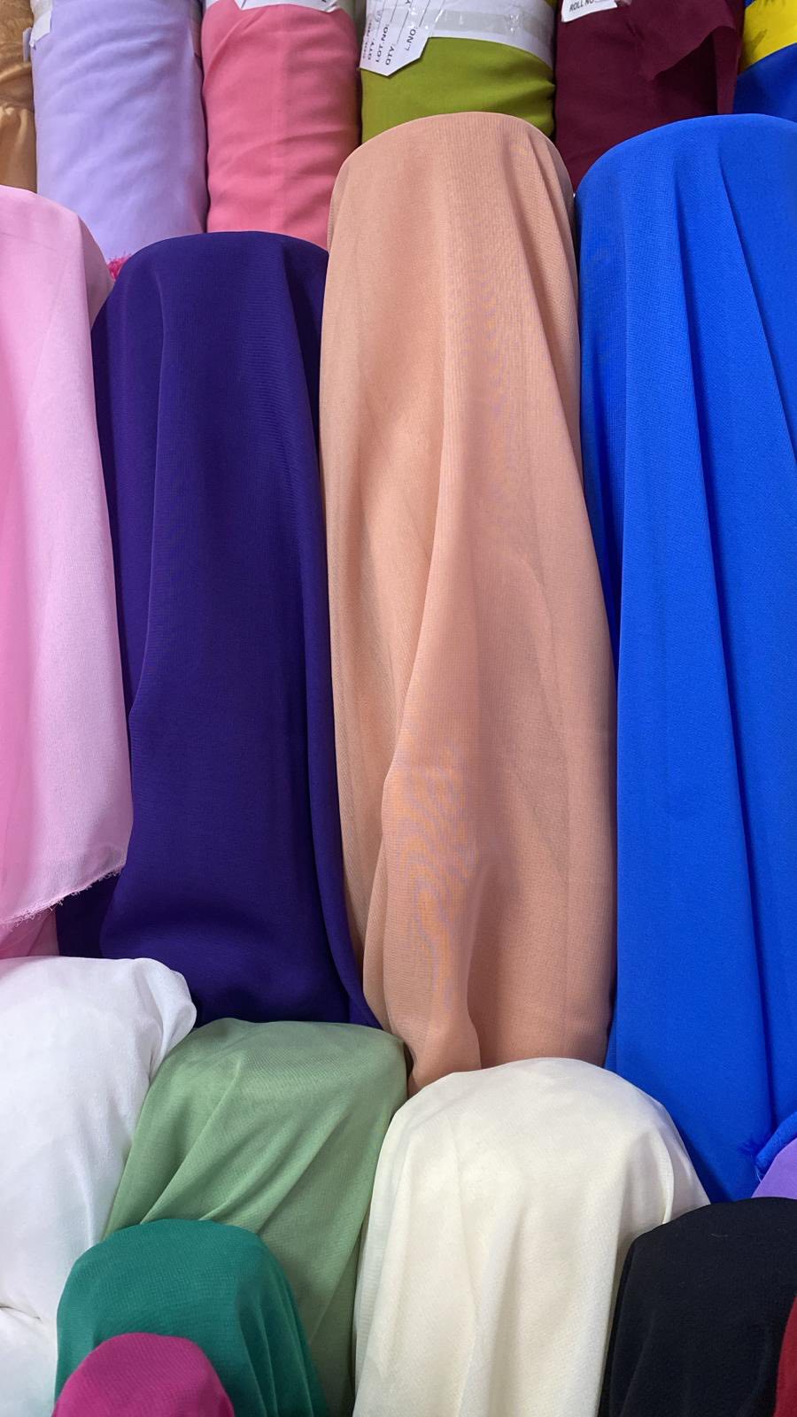 Voal Chiffon , Albastru Royal