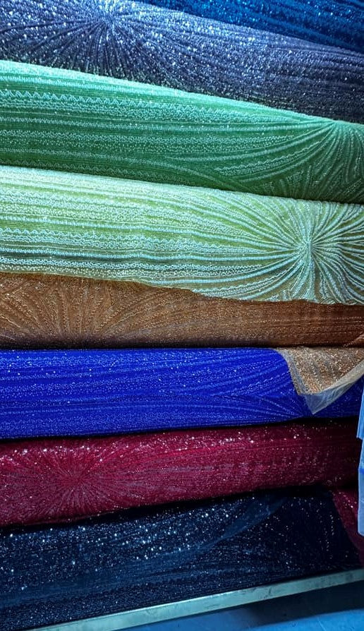 Broderie FULL accesorizata cu paiete si margele / MODEL LUXURY