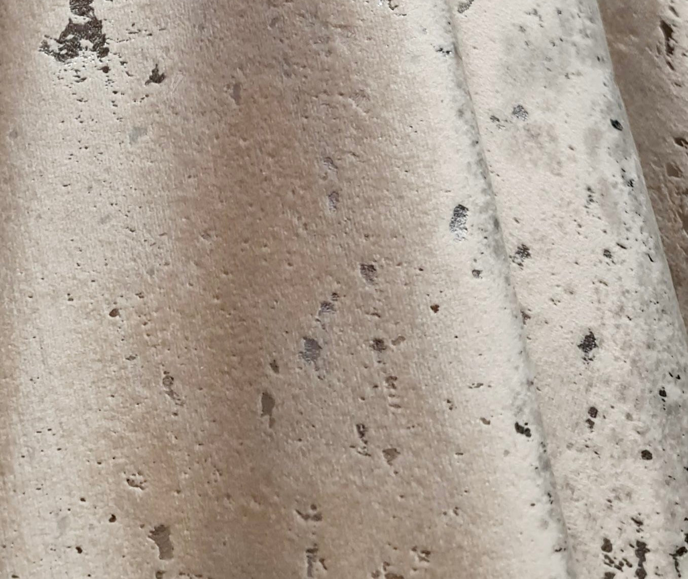 Set Draperii din Catifea Bej cu inserții aurii, 300 x 250 cm , cu Rejansa multifuncționala, set14