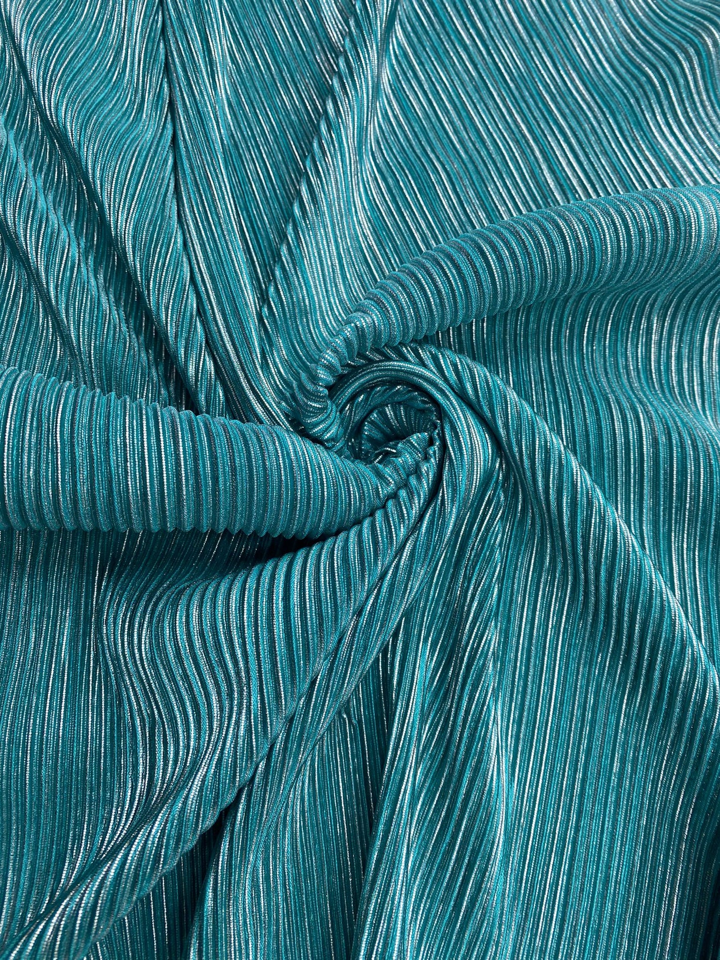 Satin Plisat,Turqoise