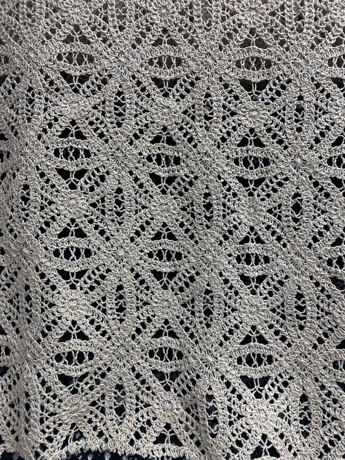 Broderie Tip Macrame , Ivary - model 2