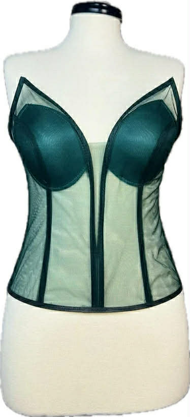 Corset Modelator Tip 4, Verde Inchis