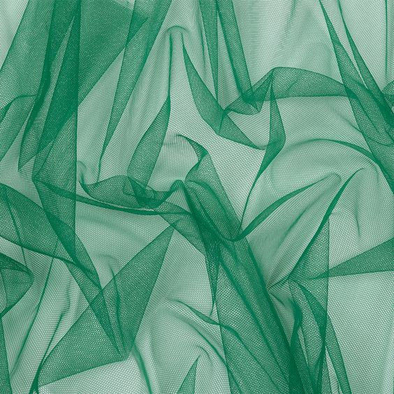 Tulle moale si fin , Verde-smarald