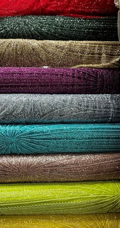Broderie FULL accesorizata cu paiete si margele / MODEL LUXURY