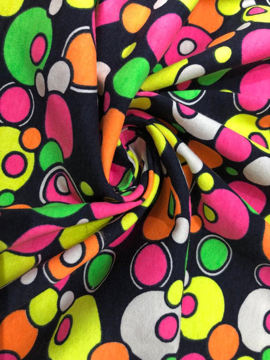 Jersey din bumbac , Model Colorat