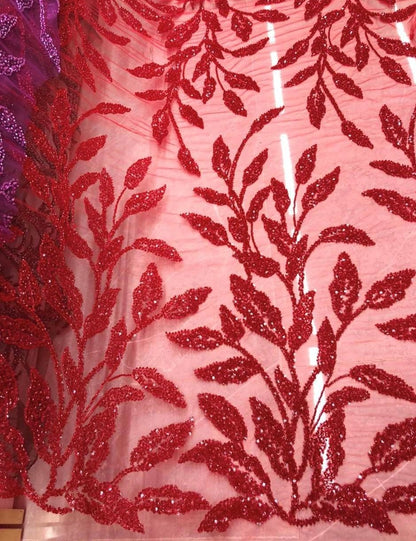 Broderie accesorizata cu paiete si margele / MODEL MERSIN