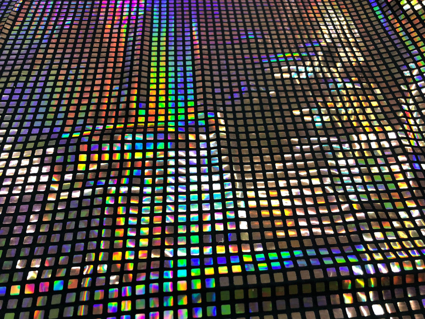 Licra cu paiete multicolore
