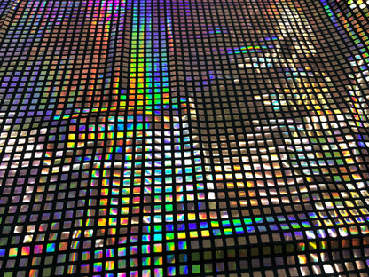 Licra cu paiete multicolore
