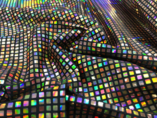 Licra cu paiete multicolore