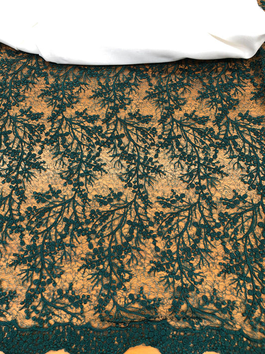 Broderie,  verde- inchis / MODEL SPRING