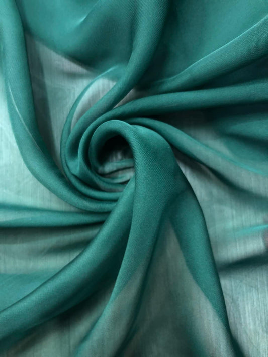 Voal din imitatie de matase, Verde