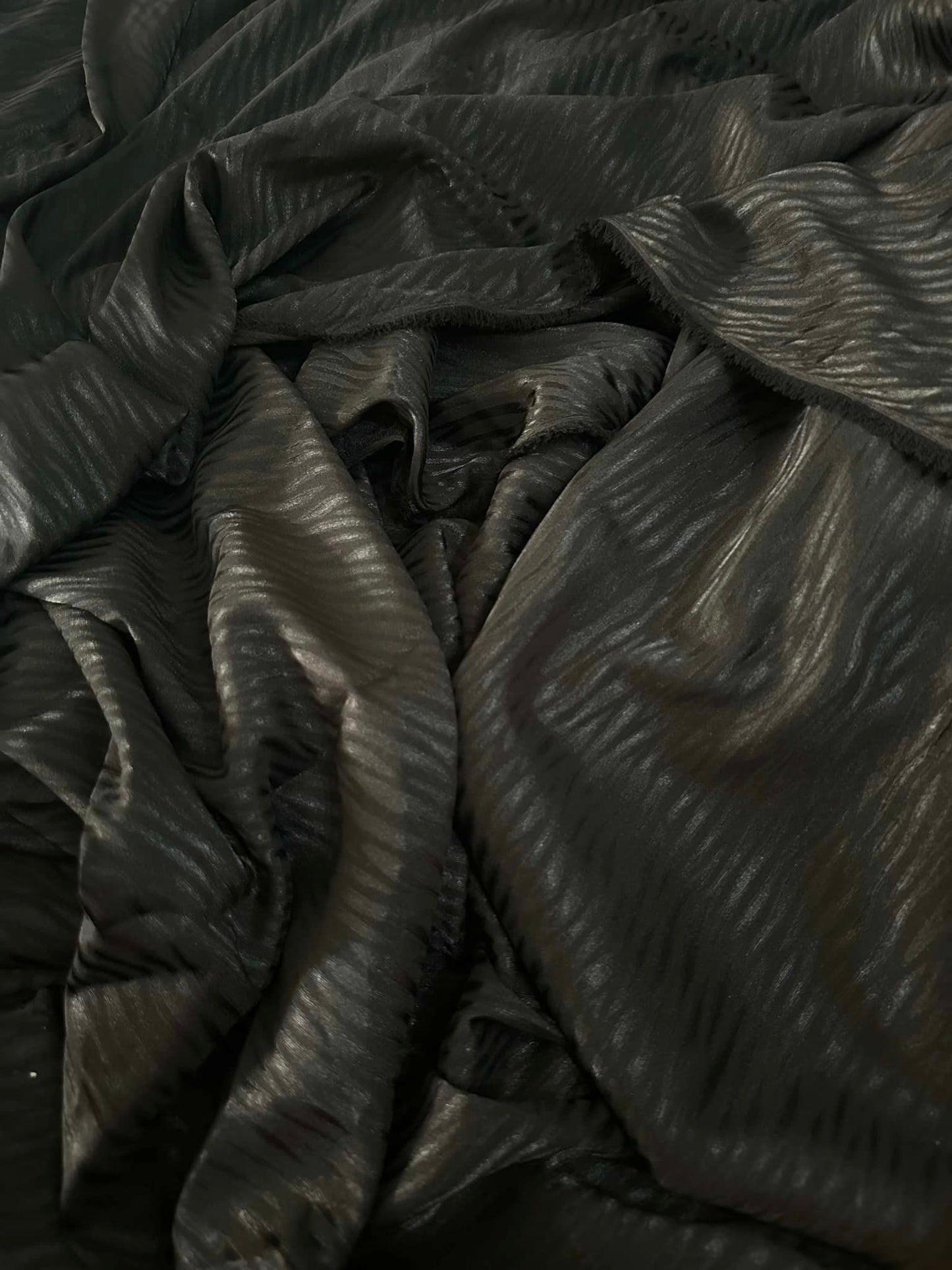 Satin Jacquard , Negru - MODEL LINII