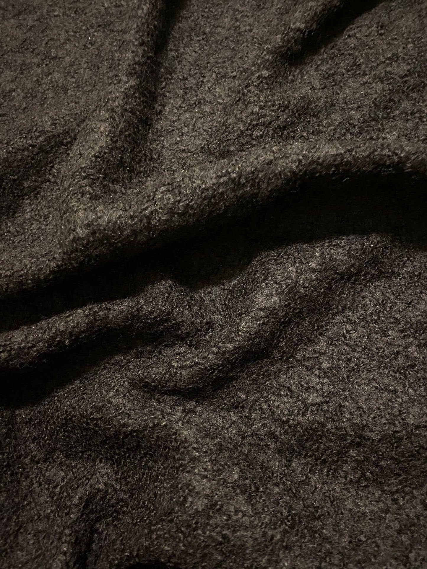 Stofa Boucle , Negru