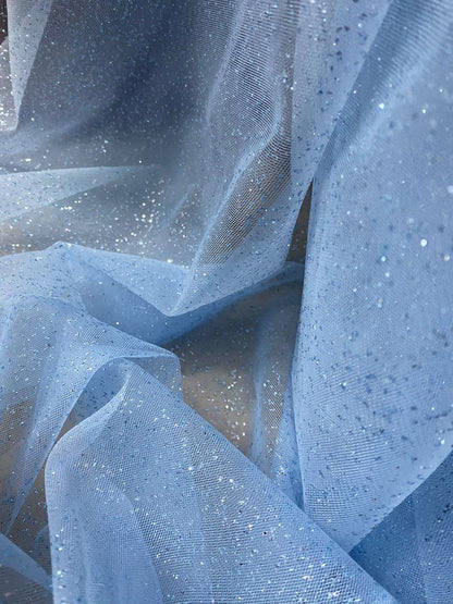 Tulle cu sclipici , Blue