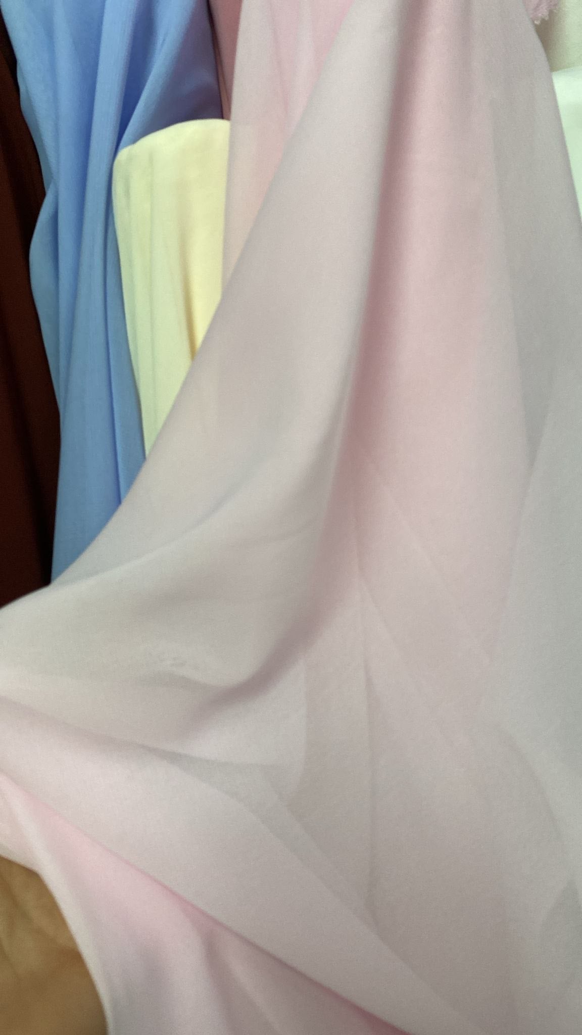 Voal Chiffon , Roz pal