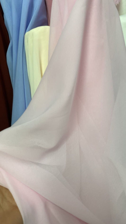 Voal Chiffon , Roz pal