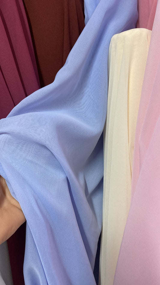 Voal Chiffon , Blue