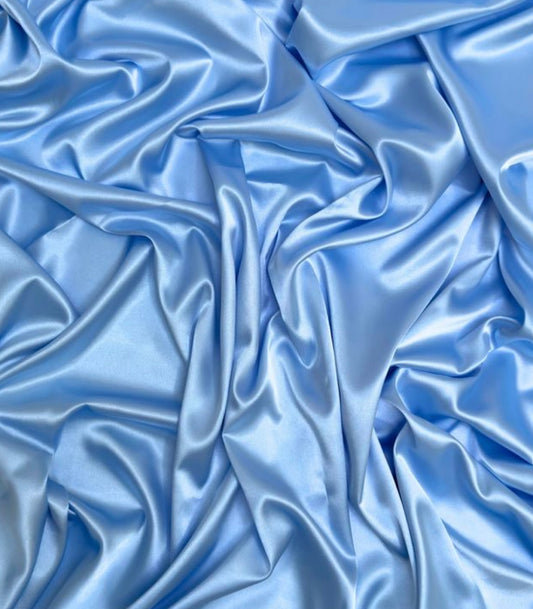 Satin elastic, Baby Blue