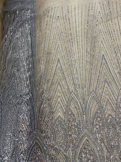 Broderie accesorizata cu paiete si margele - MODEL AYLANI 3