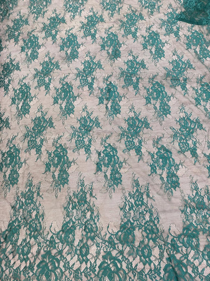 Dantela Chantily ,Verde , Cupon 3m - Cod 0033