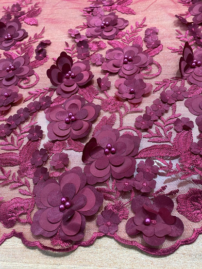 Broderie accesorizata cu paiete si margele, Grena - MODEL DORA