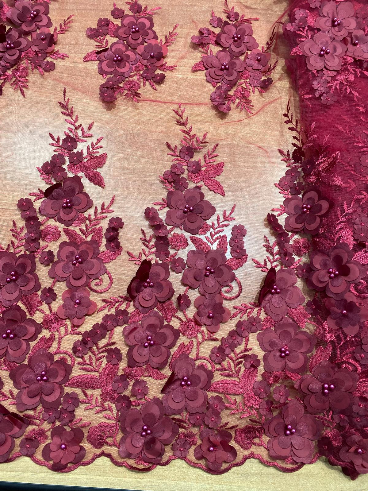 Broderie accesorizata cu paiete si margele, Grena - MODEL DORA