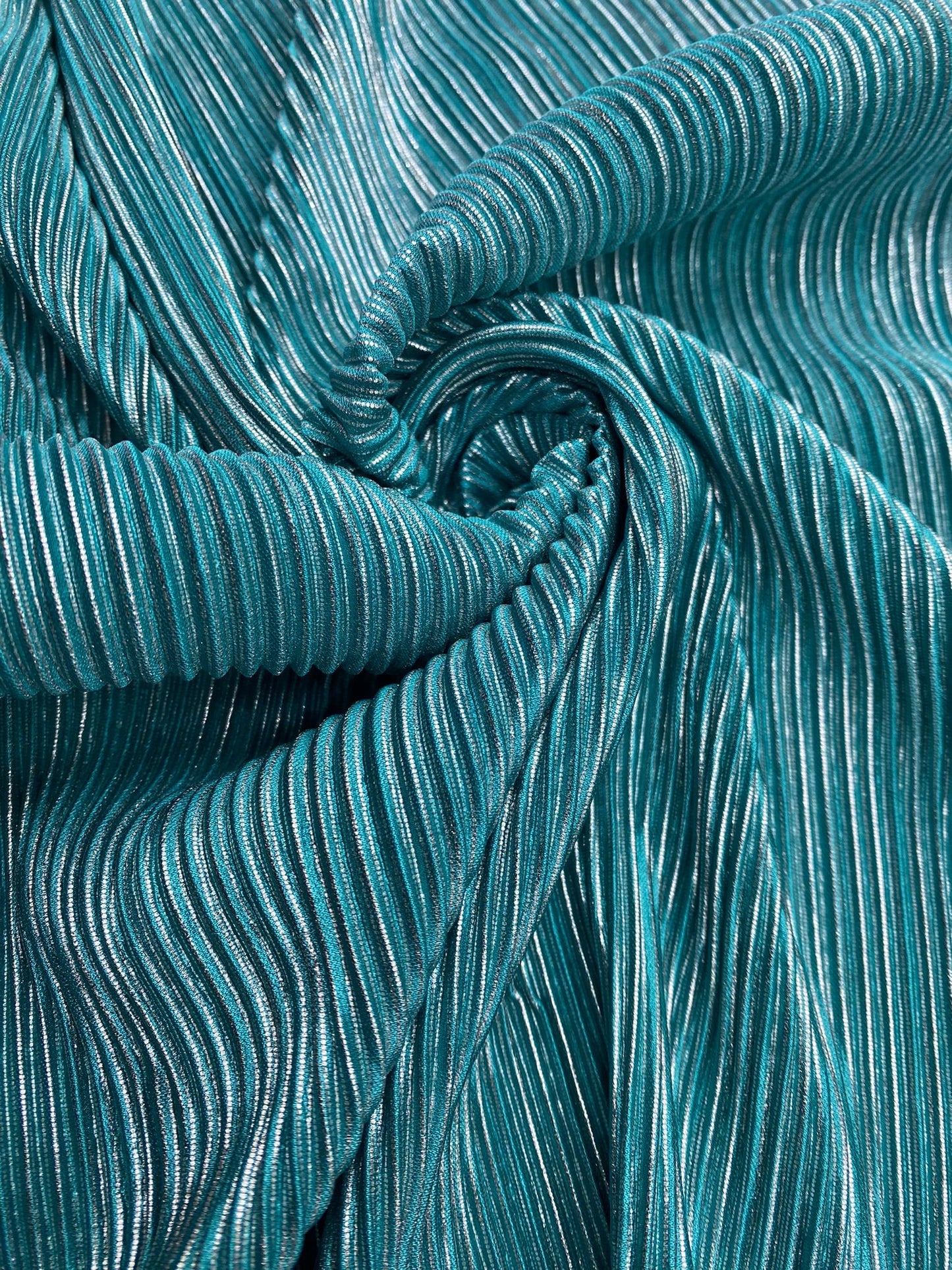 Satin Plisat,Turqoise
