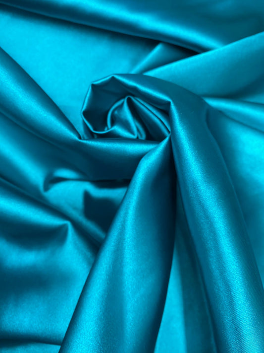 Satin Elastic, Turqoise