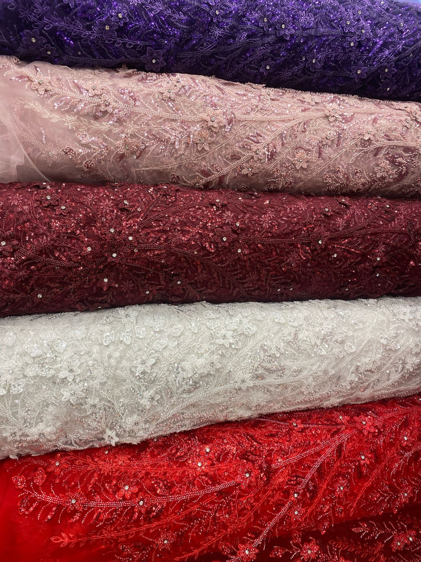 Broderie accesorizata cu paiete si margele , Negru - MODEL BIA