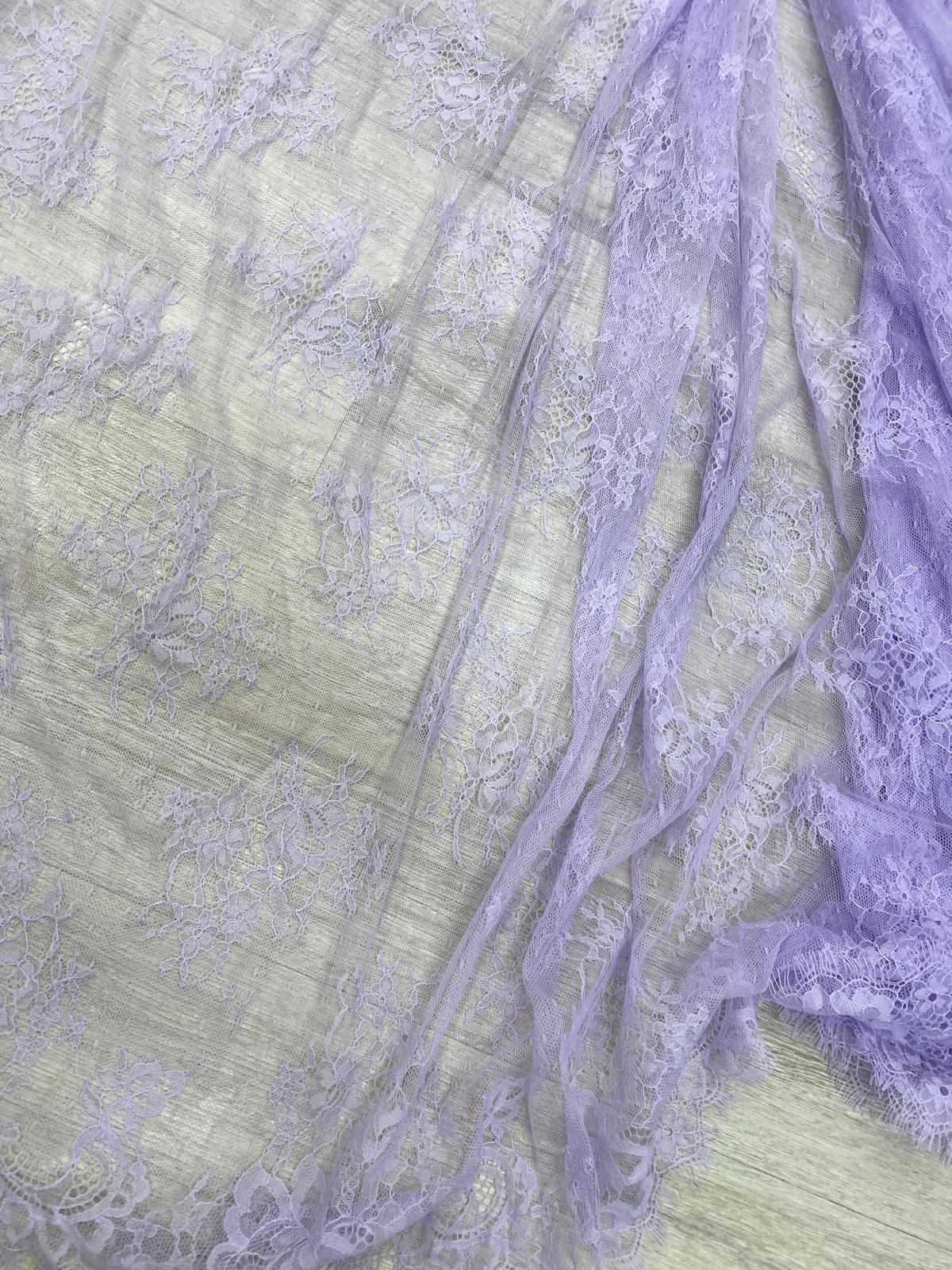 Dantela Chantily , Mov Lila- Cupon 3m - Cod 0030