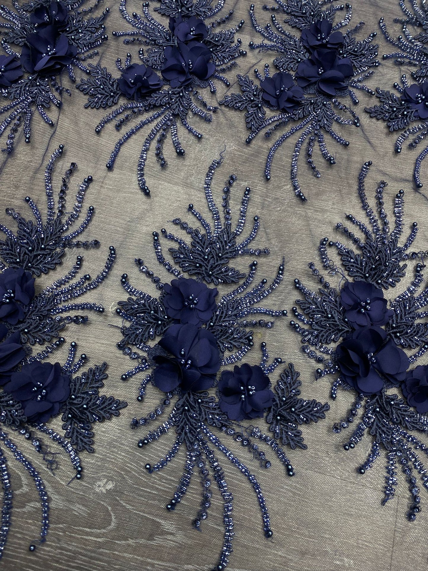 Broderie accesorizata , model floral , Bluemarin - INNA