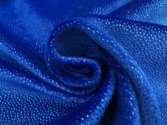 Catifea Super Soft cu sclipici, Albastru royal