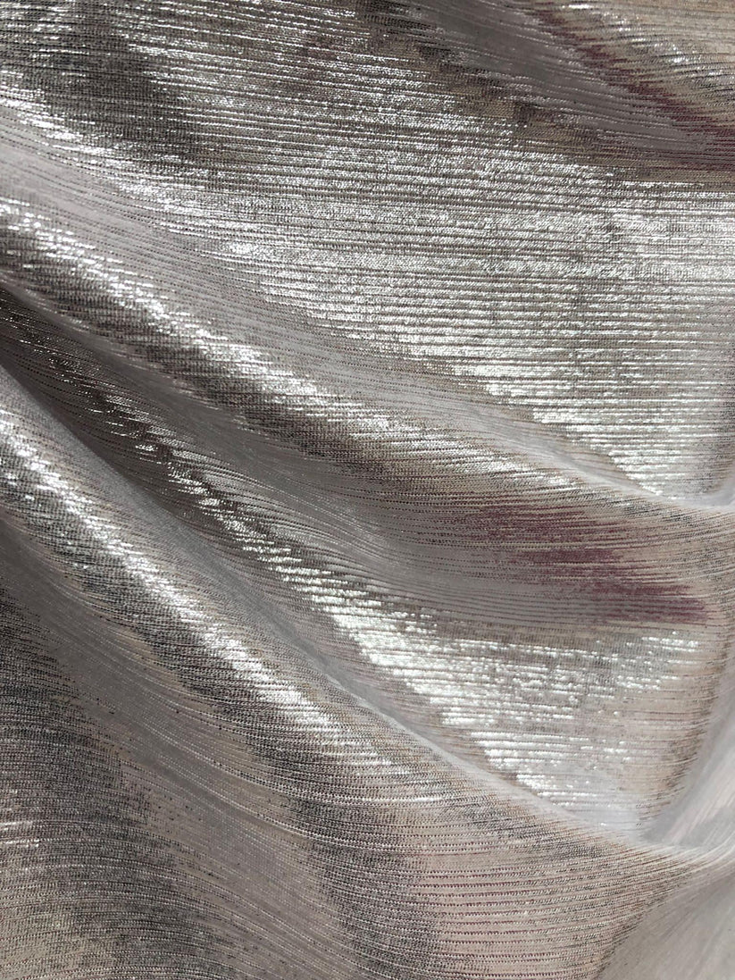 Lurex Creponat, Argintiu