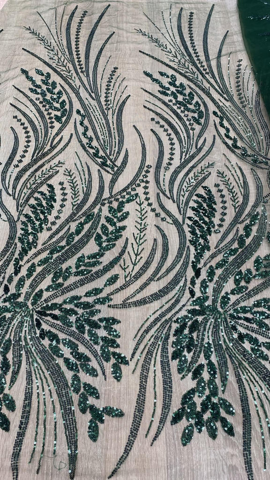 Broderie accesorizata , Verde - MODEL KIKI