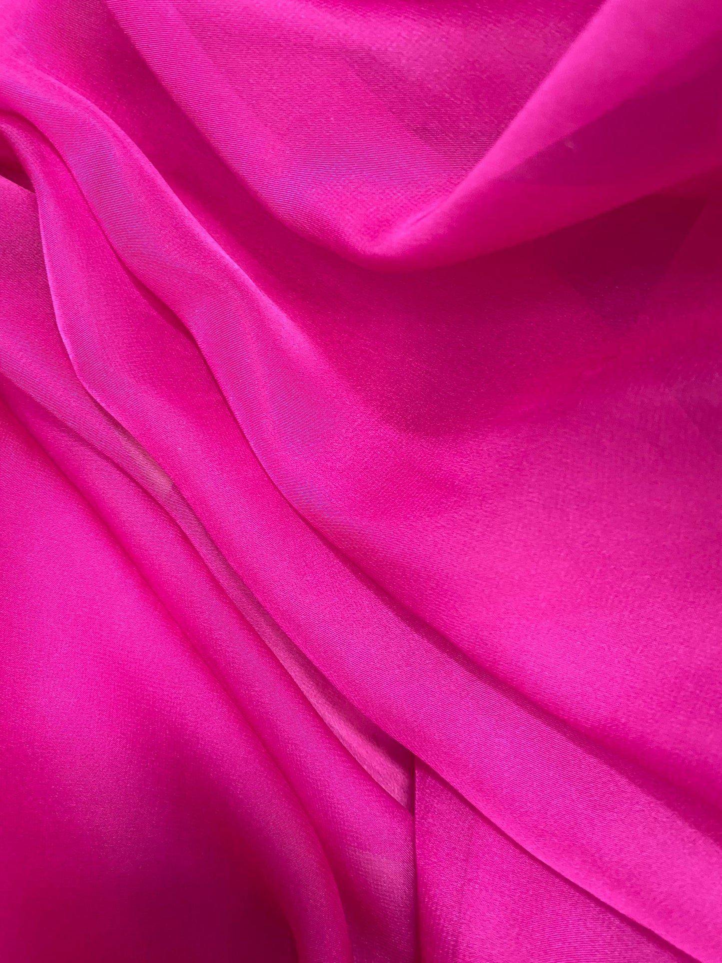 Voal din imitatie de matase , Roz Fuxia