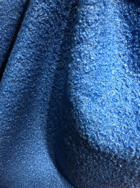 Stofa Boucle, Blue