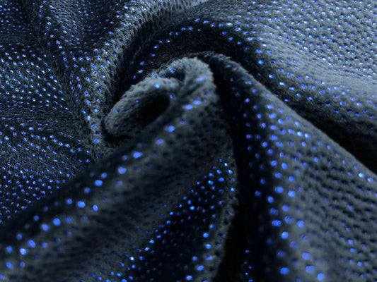 Catifea Super Soft cu sclipici, Bluemarin