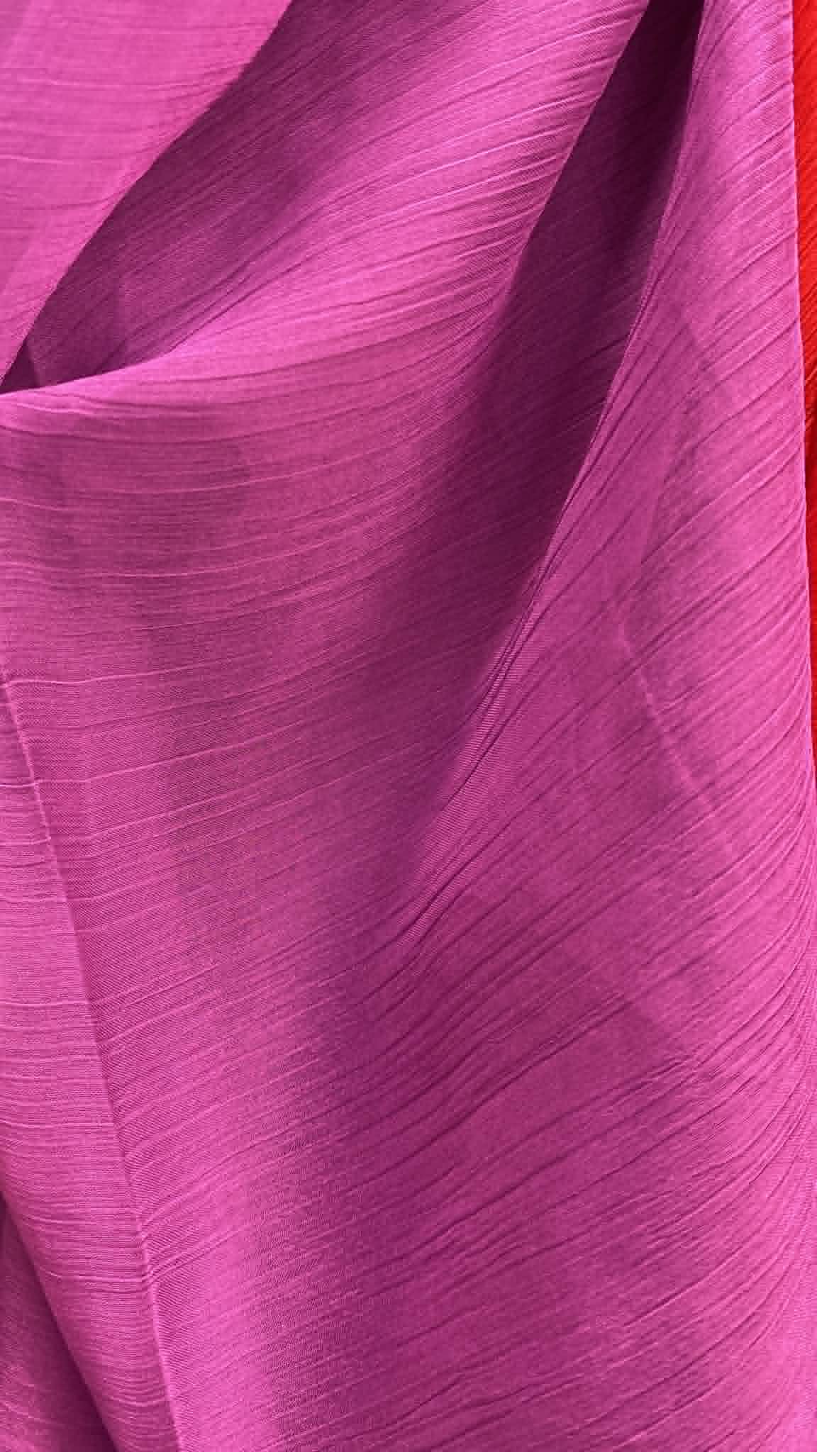 Voal Creponat, Fuxia
