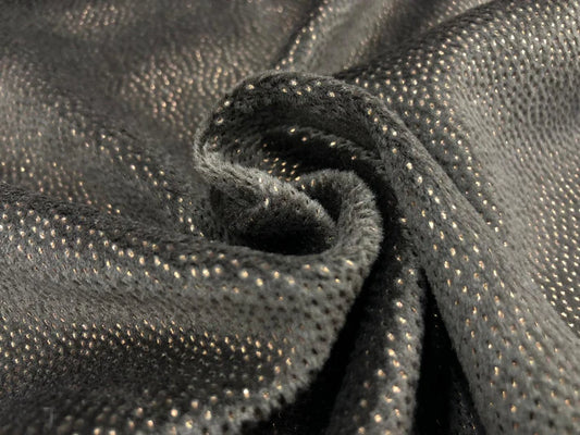 Catifea Super Soft cu sclipici , Gri