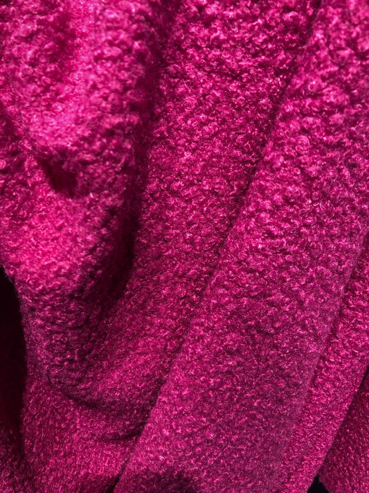 Stofa Boucle , Magenta