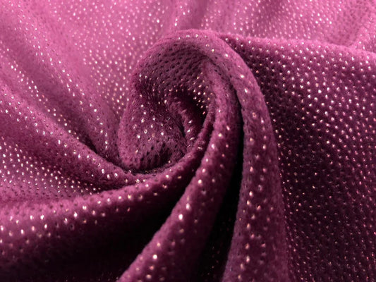 Catifea Super Soft cu sclipici , Mov inchis