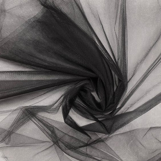 Tulle moale si fin , Negru