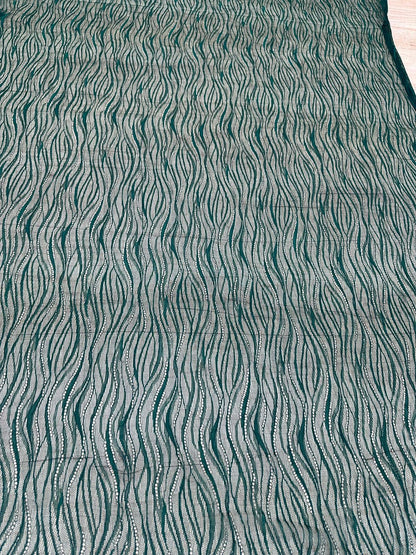 Dantela Chantily , Verde - Cupon 3m - Cod 0018