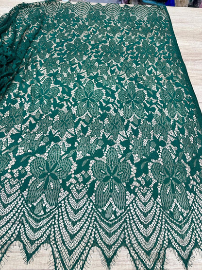 Dantela Chantily , Verde - Cupon 3m - Cod 0017