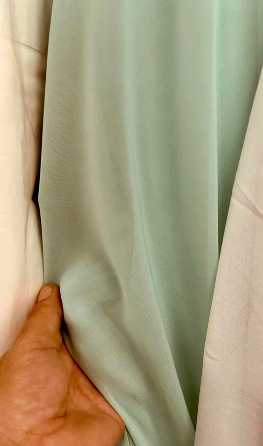 Tafta elastica clasica, Verde-pastel